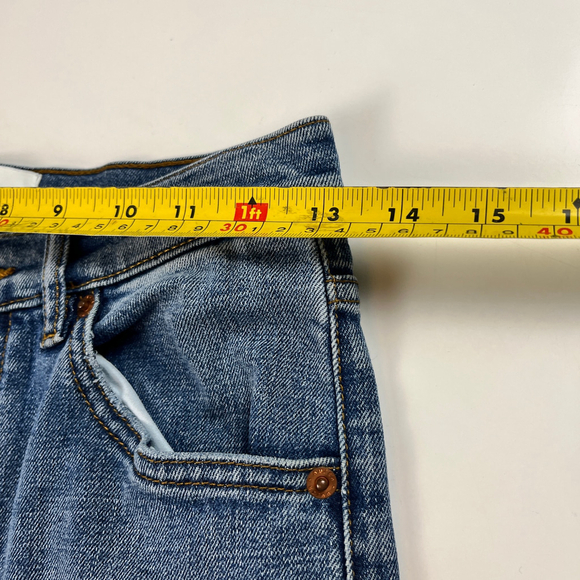 DU/ER Women Jeans Midweight Denim Wide Leg (Button Fly) size 25 x 30 - Picture 12 of 14